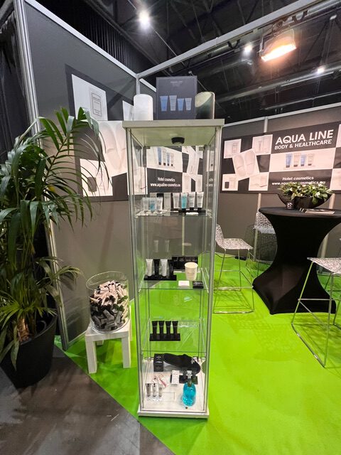 aqualine cosmetics BODY HEALTHCARE at HORECAVA TRADE FAIR AMSTERDAM groothandelsbeurs